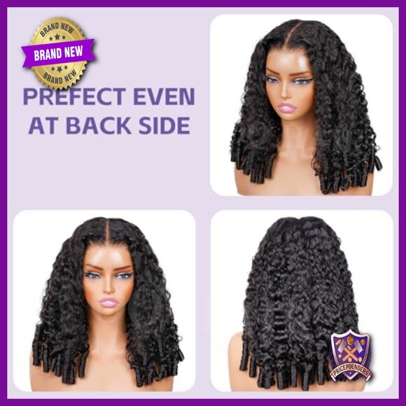 13x6 Lace Front Human Hair Wig 180% Density Burmese Curly 20 Inch main image 5
